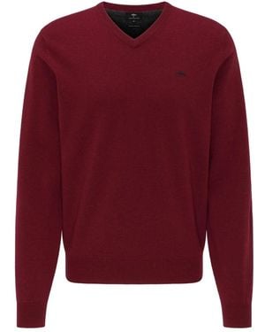 Fynch-Hatton V-Neck Knitwear - Rood