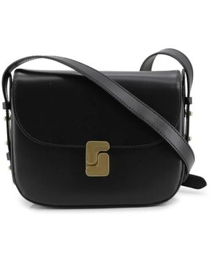 Soeur Schwarze schultertasche mit frontlogo