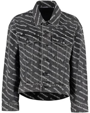 Alexander Wang Denim Jackets - Gray