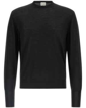 Ma'ry'ya Round-Neck Knitwear - Black