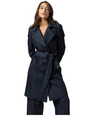 Kocca Trench Coats - Blue
