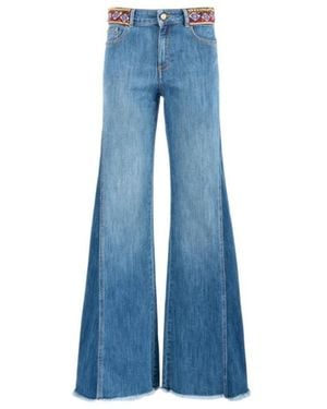 Nenette Wide Jeans - Blue