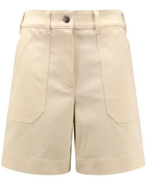 Moncler Short Shorts - Natural