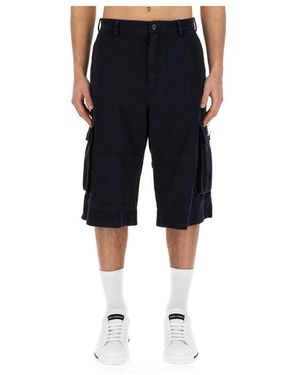 Dolce & Gabbana Long Shorts - Black