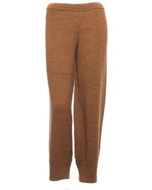 Akep Wide Trousers - Brown