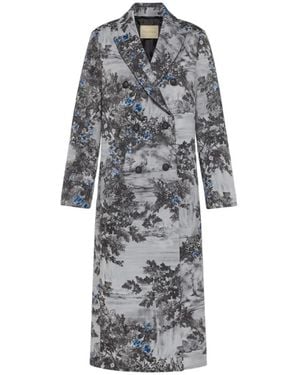 Momoní Double-Breasted Coats - Gris