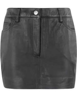 REMAIN Birger Christensen Leather Skirts - Negro
