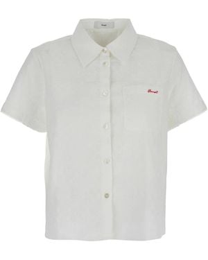 DUNST Short Sleeve Shirts - Grijs