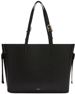 Furla Tassen ,Zwart ,Leer Ava L Shopping Bag