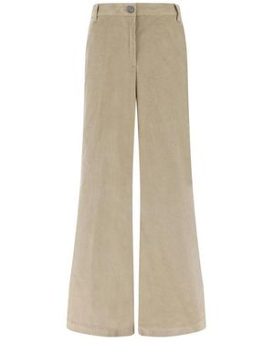 Jacob Cohen Wide Trousers - Natural