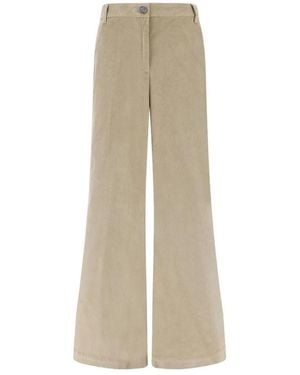 Jacob Cohen Wide Trousers - Natural