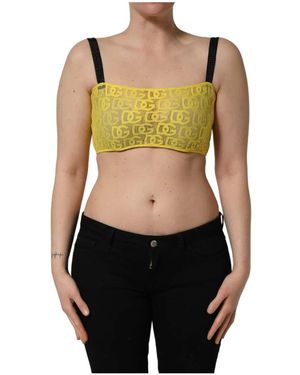Dolce & Gabbana Sleeveless Tops - Green