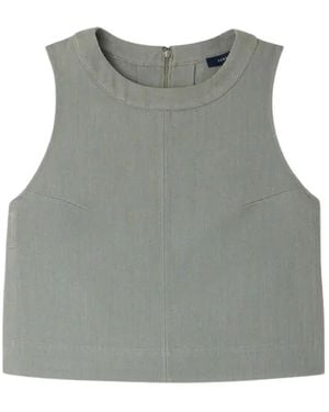 Soeur Sleeveless Tops - Grey