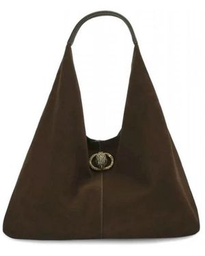 Kurt Geiger Tassen ,Bruin ,Suède Grote Chelsea Slouch Hobo Tas