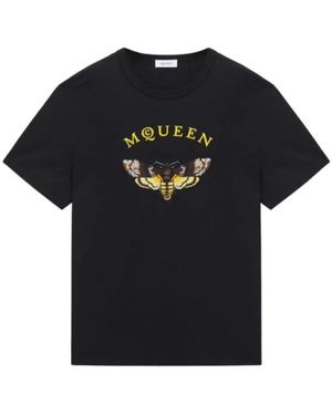 McQueen Schwarze T-Shirts Und Polos