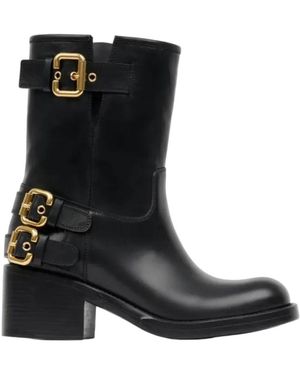 Chloé Dakota Enkellaars - Zwart
