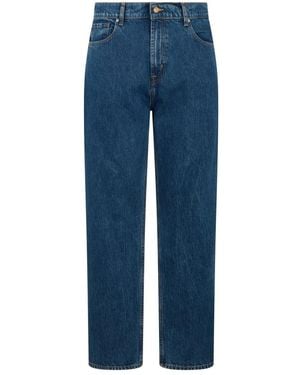7 For All Mankind Straight Jeans - Bleu