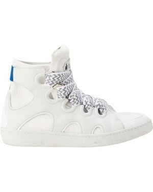 Lanvin High-Top Curb Sneaker - Wit