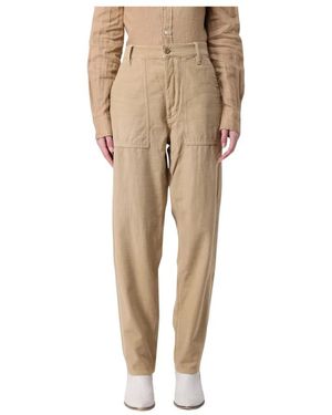 Ralph Lauren Straight Pants - Natural