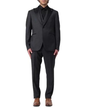 Tagliatore Single Breasted Suits - Nero
