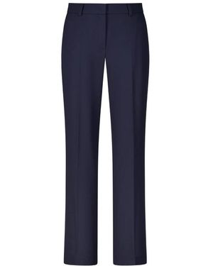 Seductive Straight Trousers - Blu