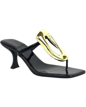 Jeffrey Campbell Heeled Mules - Noir