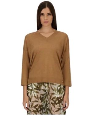 Herno Pullover Mit Glam-Strick-Effekt - Braun