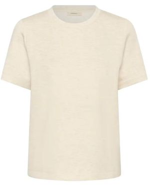 Inwear Vincentiw Melange Karmen T‑Shirt - Naturel