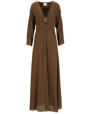 forte_forte Maxi Dresses - Brown