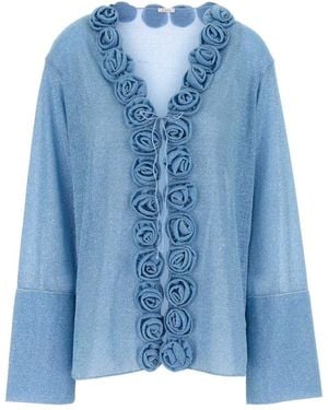 Oséree Nylon Blouse - Blauw