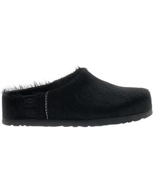 UGG Otzo Calf Hair Clog - Schwarz