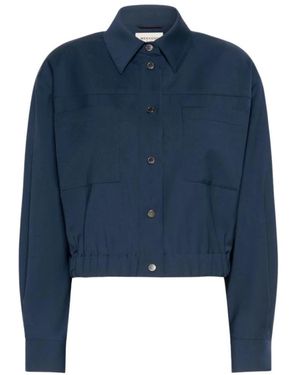 Weekend by Maxmara Jassen ,Blauw ,Wol Wkddecano Jas