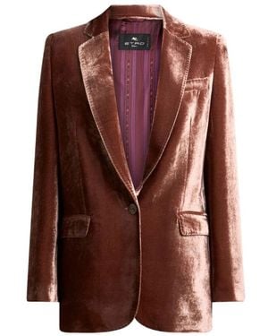 Etro Blazers - Marrón