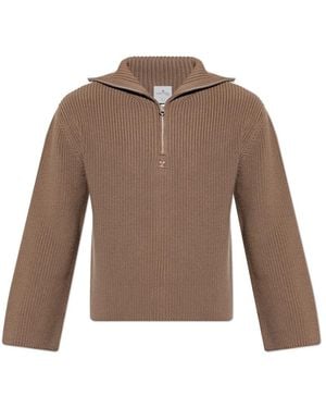 Courreges V-Neck Knitwear - Brown