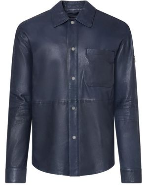 Peuterey Leather Jackets - Blue