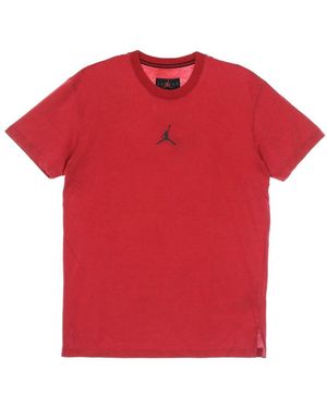 Nike Kurzärmeliges T-Shirt Mit Rundhalsausschnitt Und Seitenschlitzen - Rot