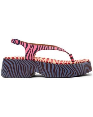 Camper Flat Sandals - Blue