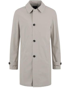 Bugatti Single-Breasted Coats - Grey