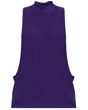 Versace Sleeveless Tops - Violet