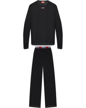DIESEL Tweedelige Pyjama's - Zwart