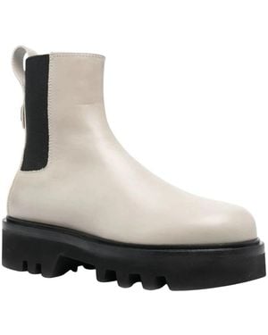 Furla Schoenen ,Grijs ,Leer Rita Chelsea Enkellaarsjes - Zwart