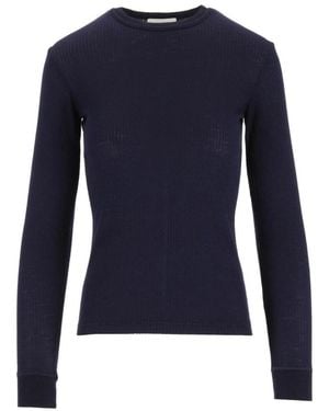 forte_forte Round-Neck Knitwear - Bleu