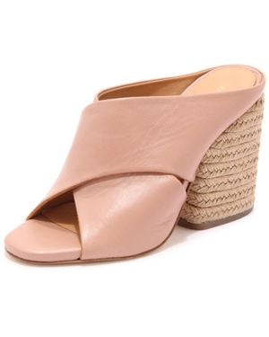 Paloma Barceló Heeled Mules - Pink