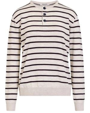 Giuliva Heritage Round-Neck Knitwear - Blanc