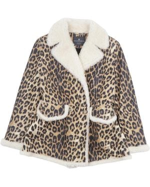Ermanno Scervino Faux Fur & Shearling Jackets - Brown