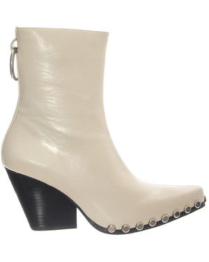 Jeffrey Campbell Walton Sr2 Enkellaarsjes - Naturel