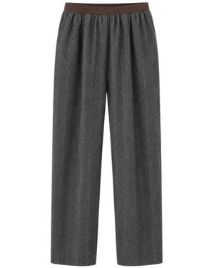 Jucca Broeken ,Grijs ,Wijde Broek