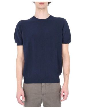 Drumohr Tops ,Blauw ,T-Shirt