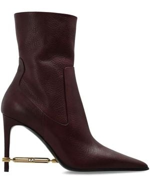 DSquared² Ledermokassins Mit Applikation - Braun
