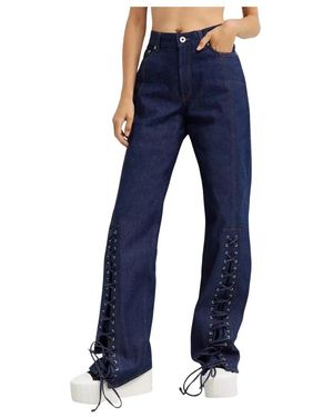Jean Paul Gaultier Wide Jeans - Blue